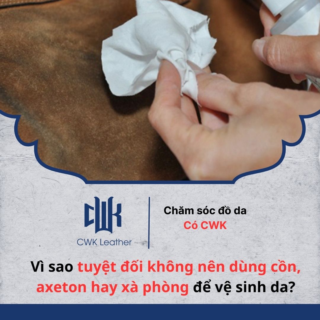 Vì sao tuyệt đối không nên dùng cồn, axeton hay xà phòng để vệ sinh da?